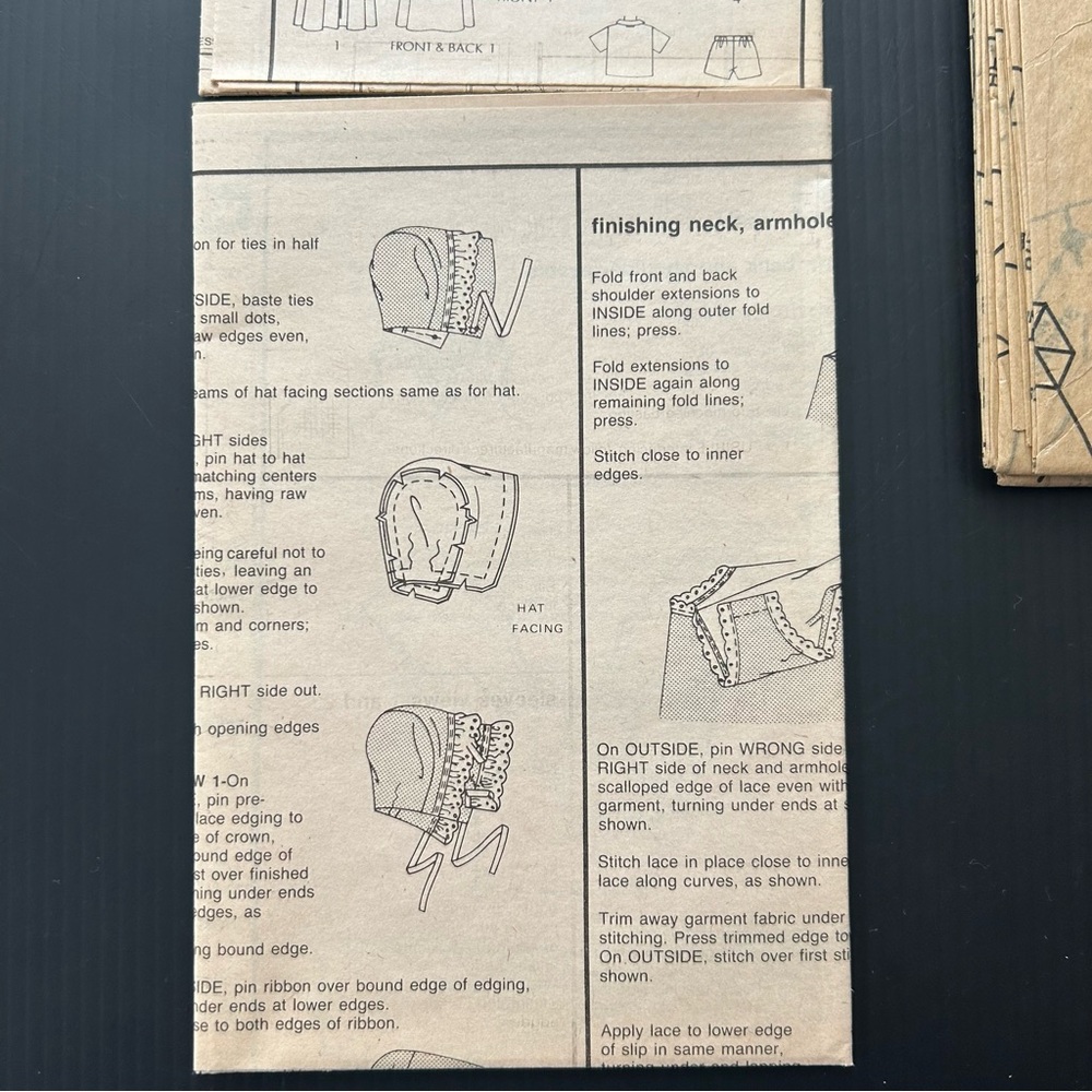 Simplicity Christening Wardrobe Pattern‎ Set - Picture 8 of 8